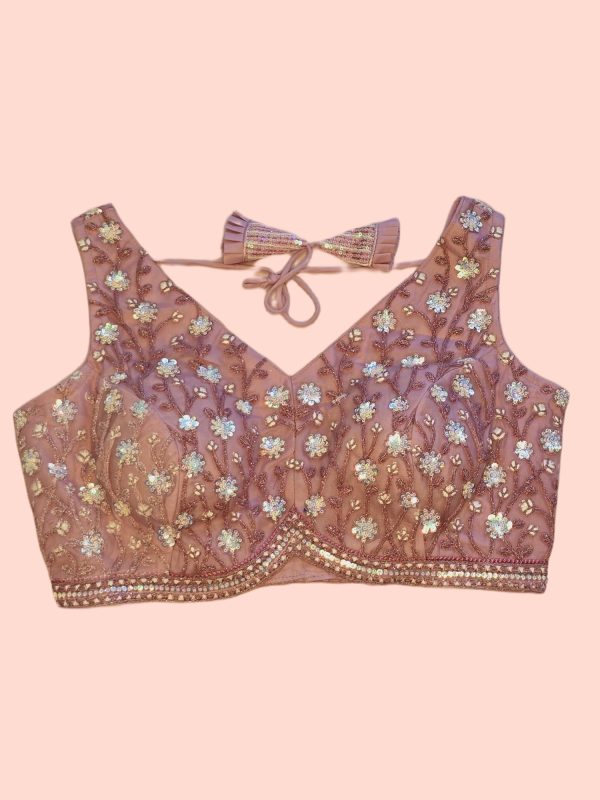 Pink Embroidery Blouse